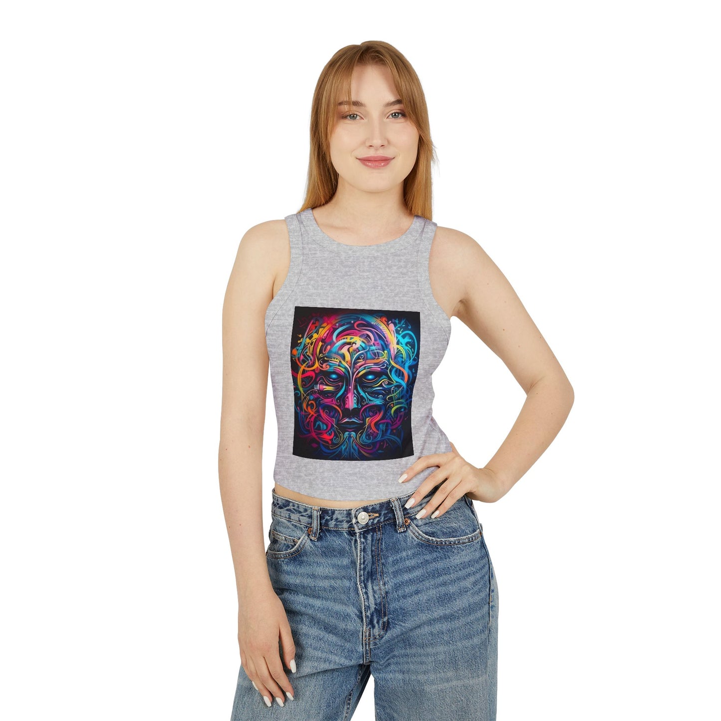 Women's Micro Rib Racer Tank Top