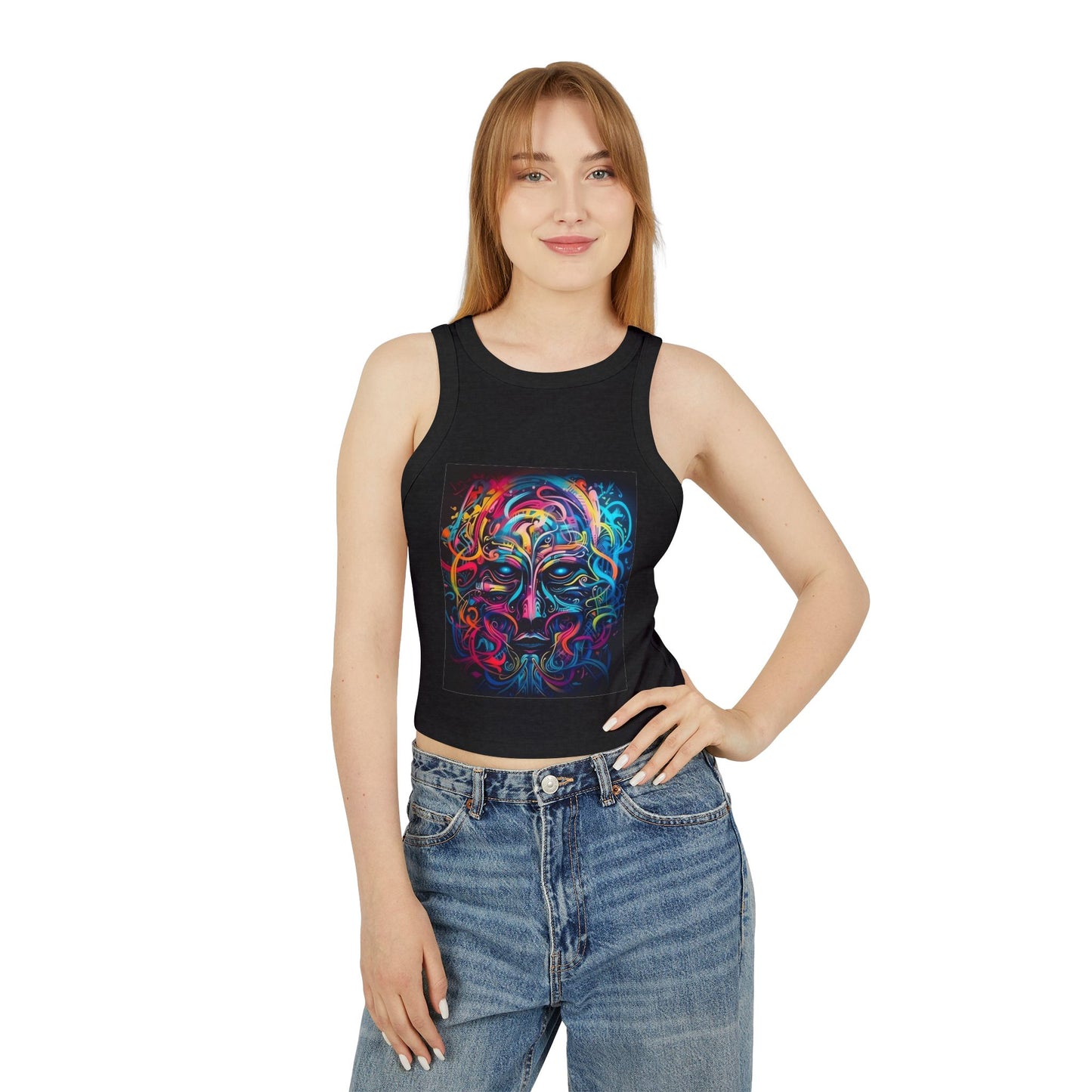Women's Micro Rib Racer Tank Top