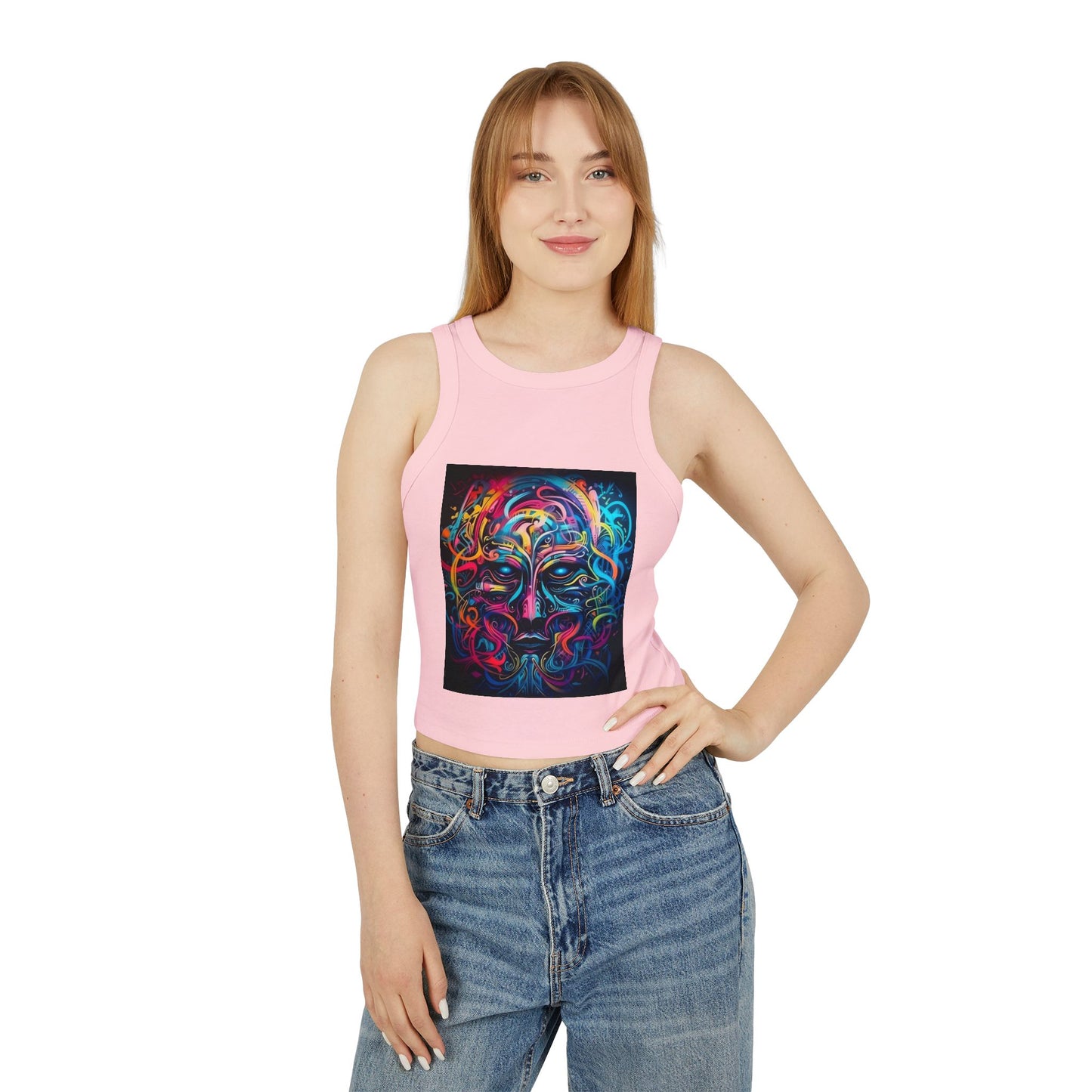 Women's Micro Rib Racer Tank Top